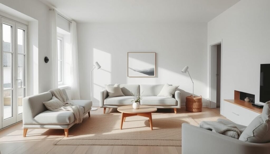 Decoração escandinava minimalista Decoração escandinava minimalista