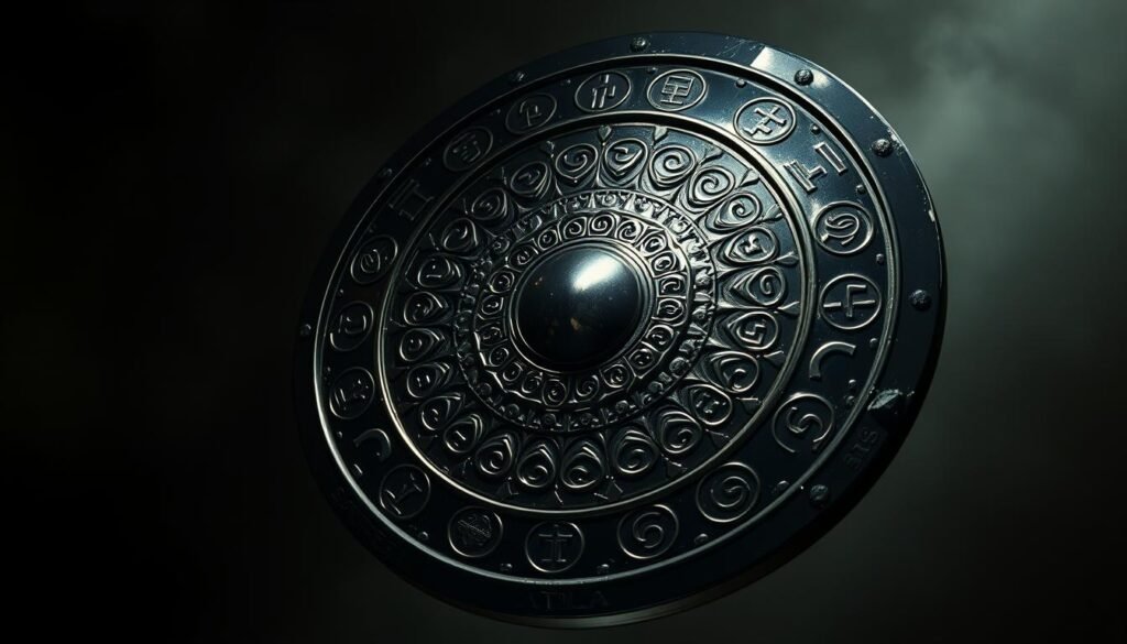 Obsidiana escudo protetor