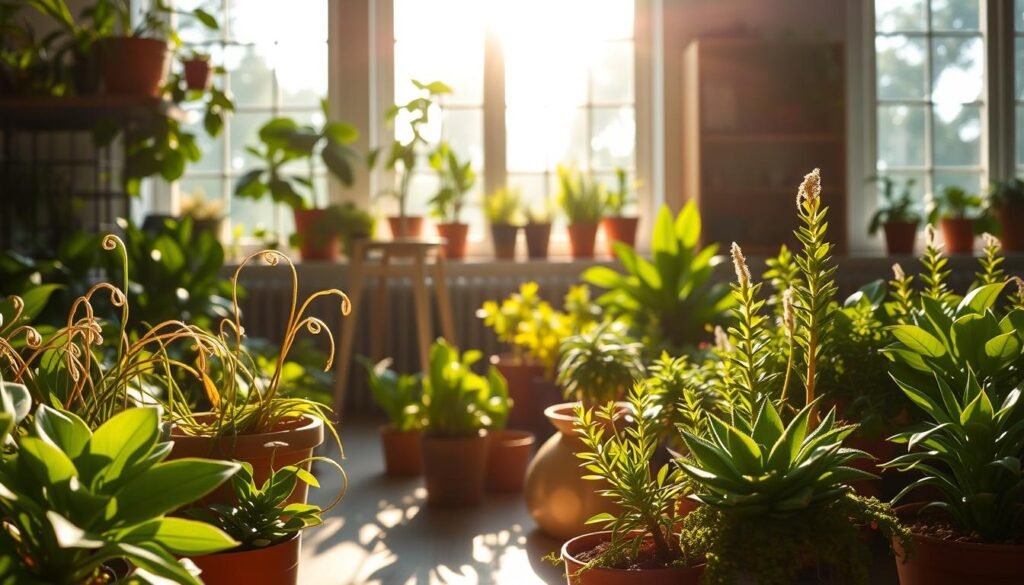 Plantas e iluminação solar Plantas e iluminação solar