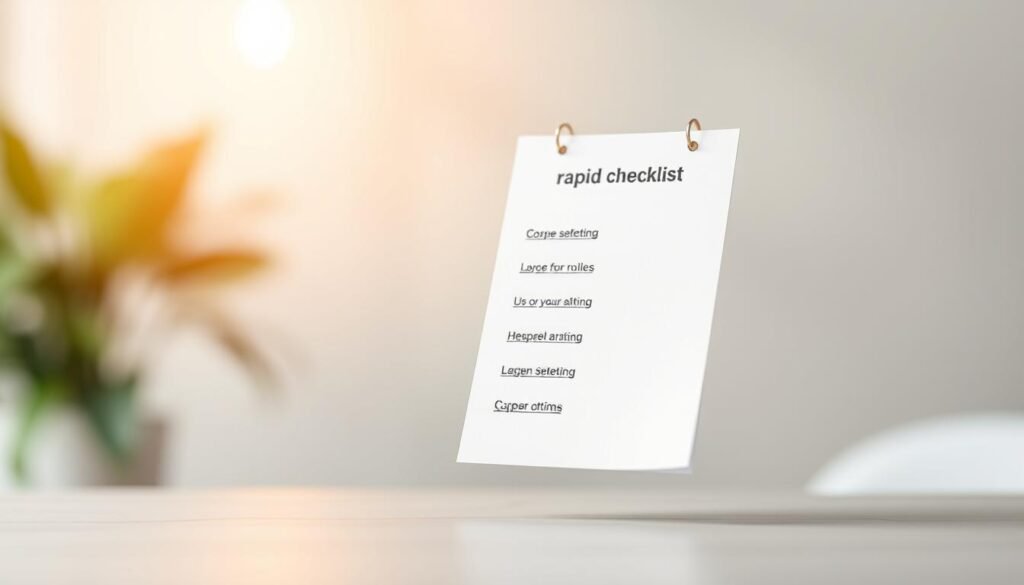 checklist cor certa checklist cor certa