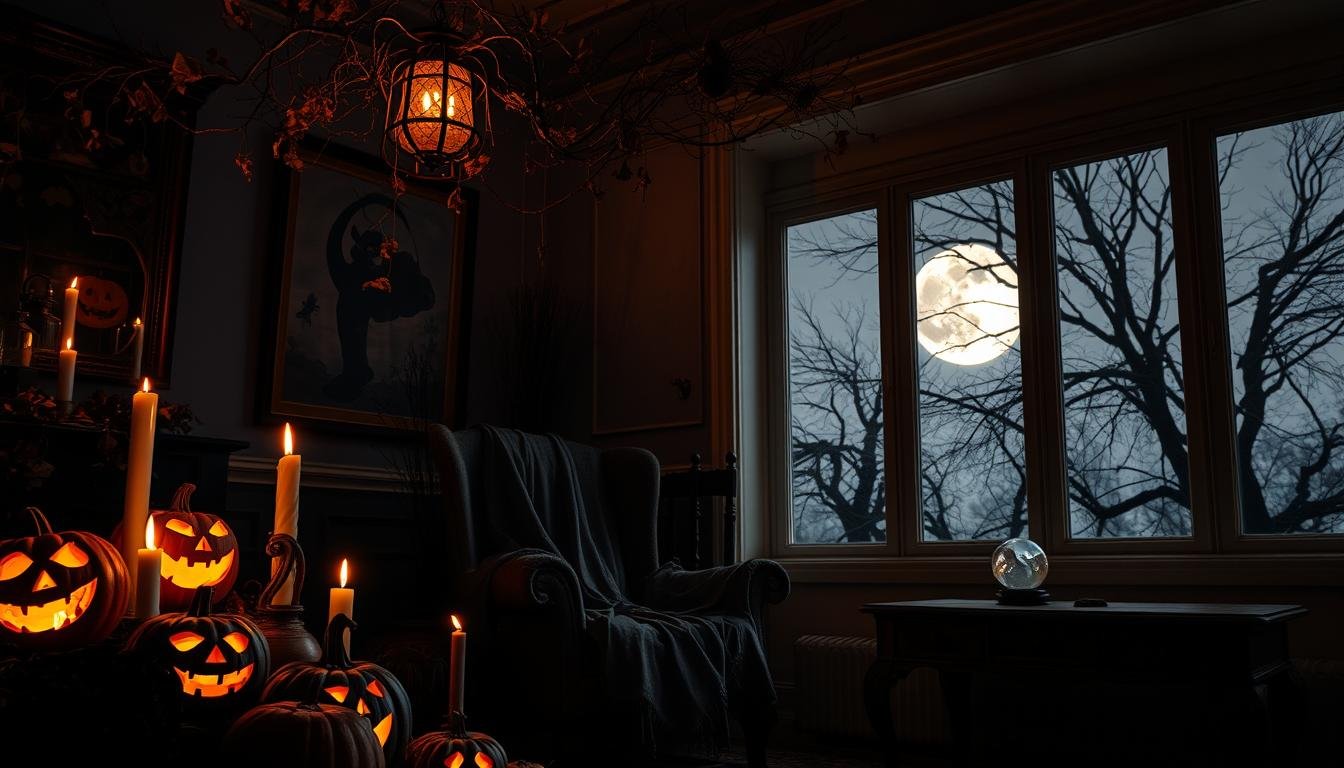 como criar uma decoração de Halloween assustadora e estilosa