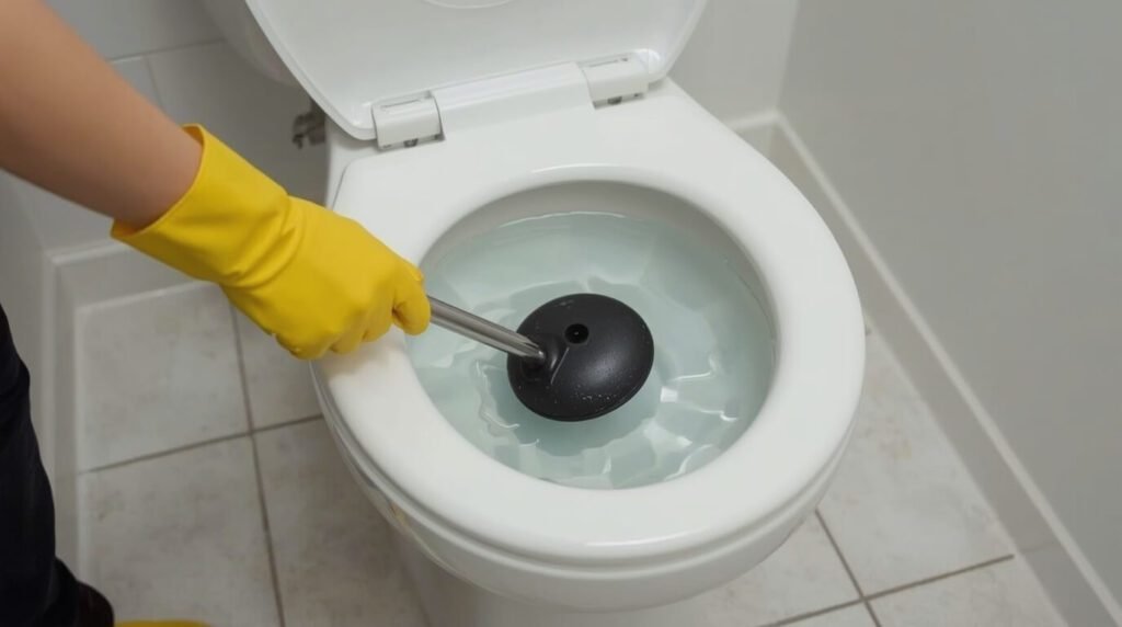 como usar o desentupidor