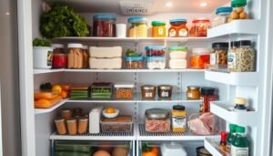 como organizar sua geladeira para menos desperdício de comida