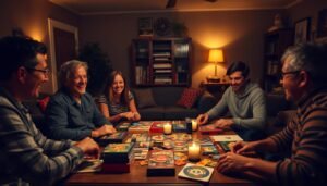 como organizar uma noite de jogos aconchegante com amigos