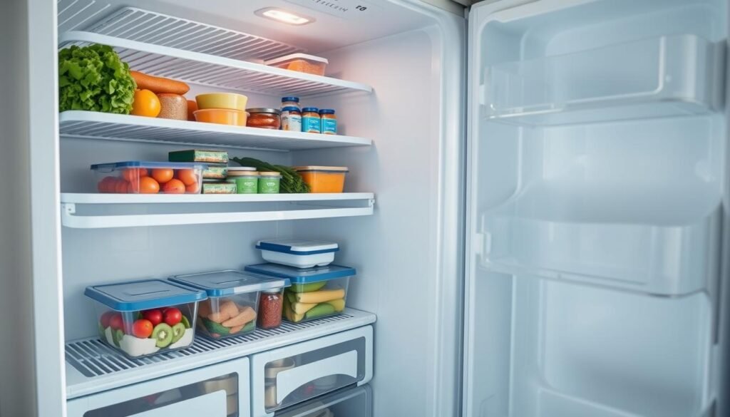 geladeira organizada