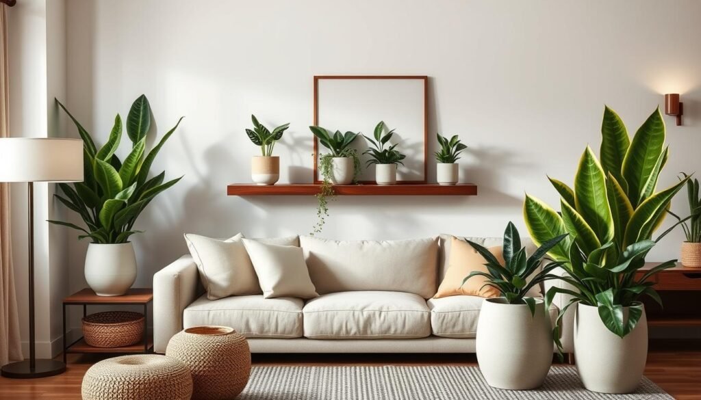 ideias criativas decorar casa sansevierias