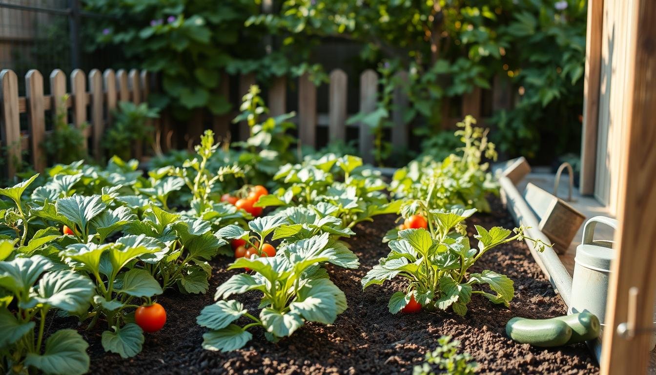 melhores vegetais para cultivar em uma pequena horta