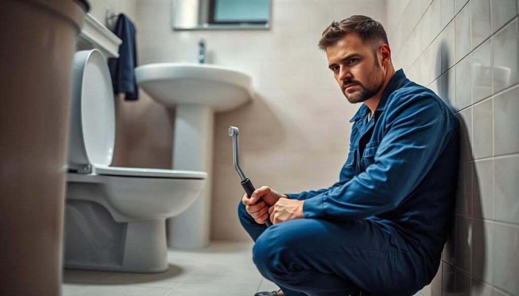 quando chamar profissional banheiro