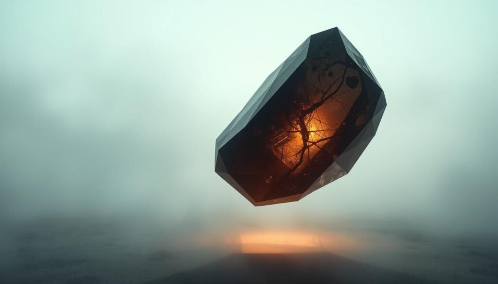 quartzo fumê bloqueando energias indesejadas