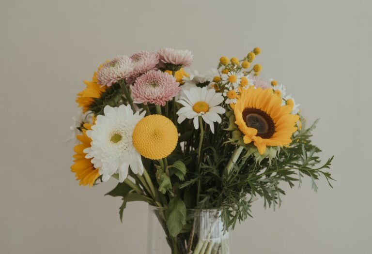 arranjos de flores simples