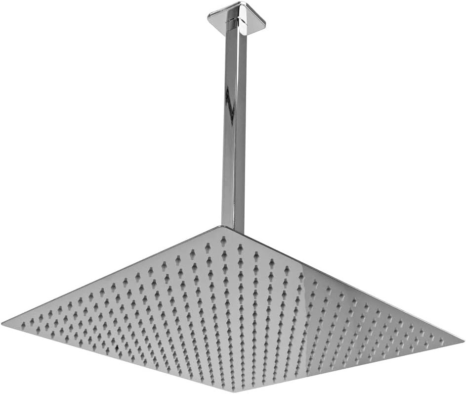 Ducha Chuveiro Inox 304 40x40 cm Quadrado