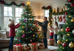 como montar árvore de natal