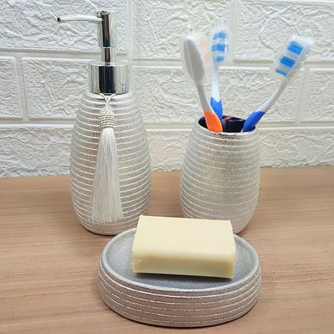 Jogo para Banheiro Cerâmica 3 Peças