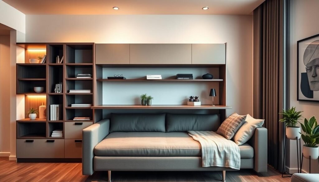 móveis multifuncionais para otimizar espaço