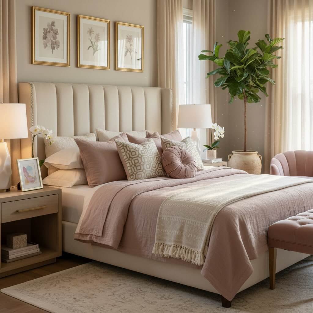 implementando a decoração para quarto feminino