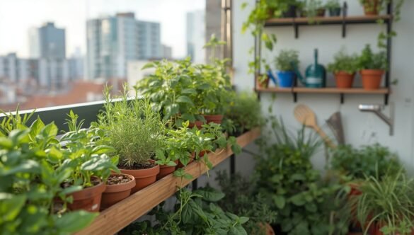 horta em apartamento