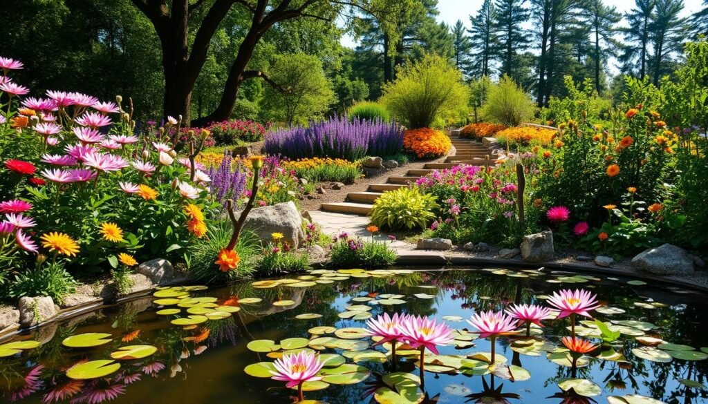 jardim para atrair borboletas com paisagismo