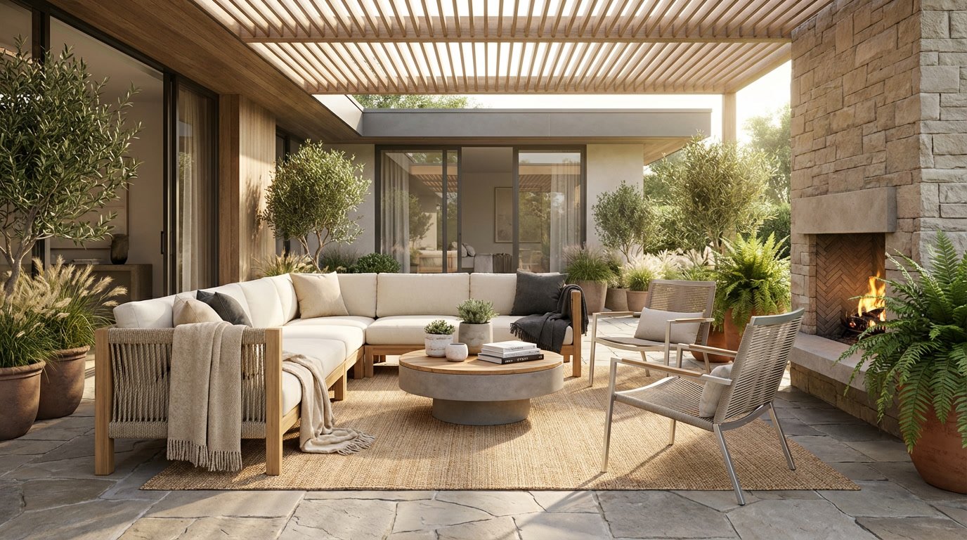 móveis para área externa