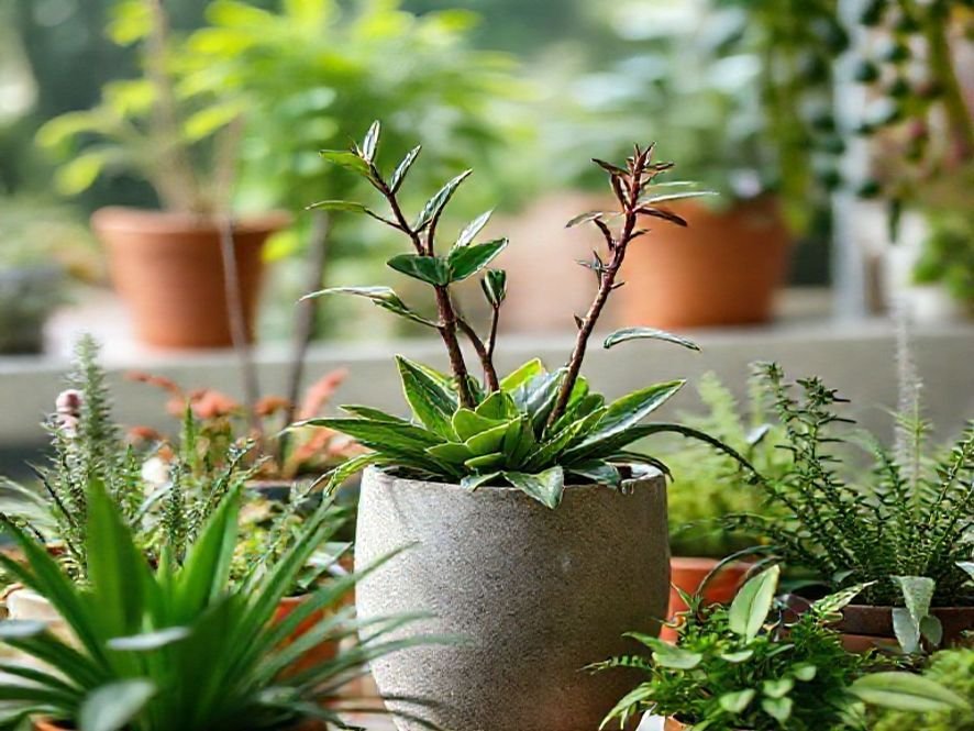 O que é Plantas em vasos