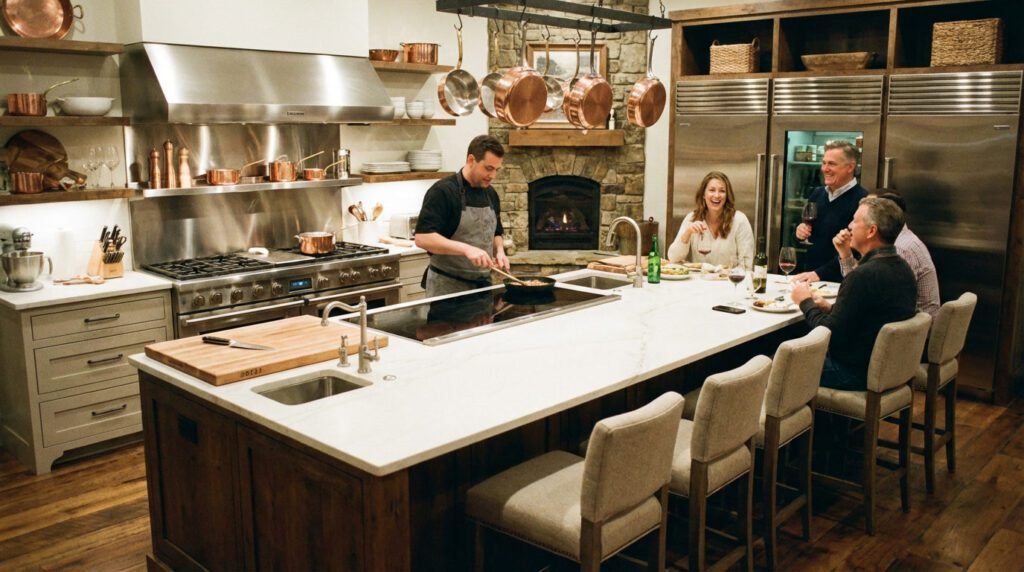 Cozinha Americana com Ilha Gourmet