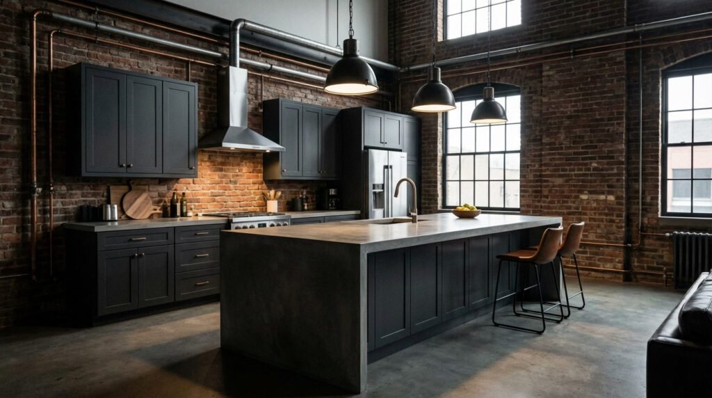 cozinha americana industrial