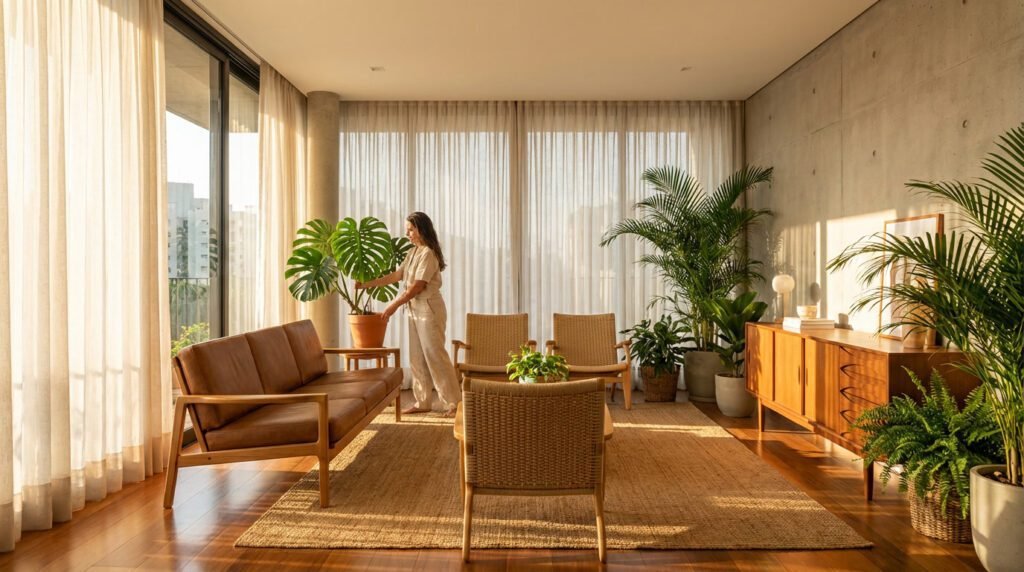 cuidados com as plantas de interior