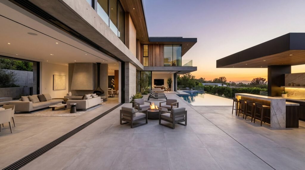 área de lazer Conceito aberto 